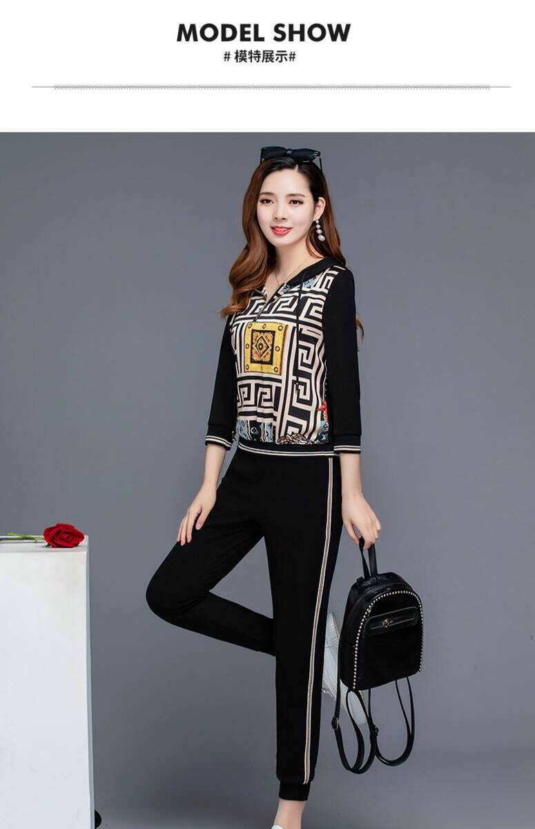Set Bộ Thể Thao Họa Tiết Dân Gian - BTN124